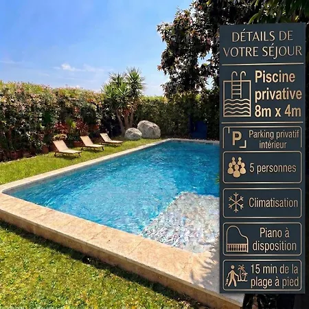 Holiday home House In With Private Pool Garden Terrace And Parking Cannes